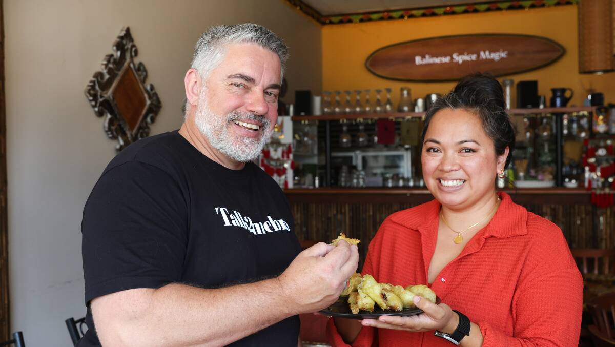 Brad Romaniszyn from Talk2meBro and Jules Mitry, owner of Balinese Spice magic, will team up for real on Sunday.