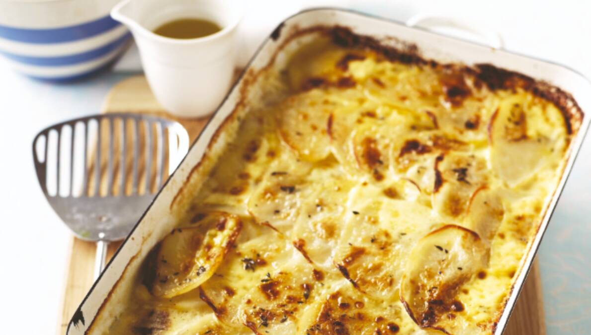 Who can resist a potato bake with crispy edges? Picture supplied