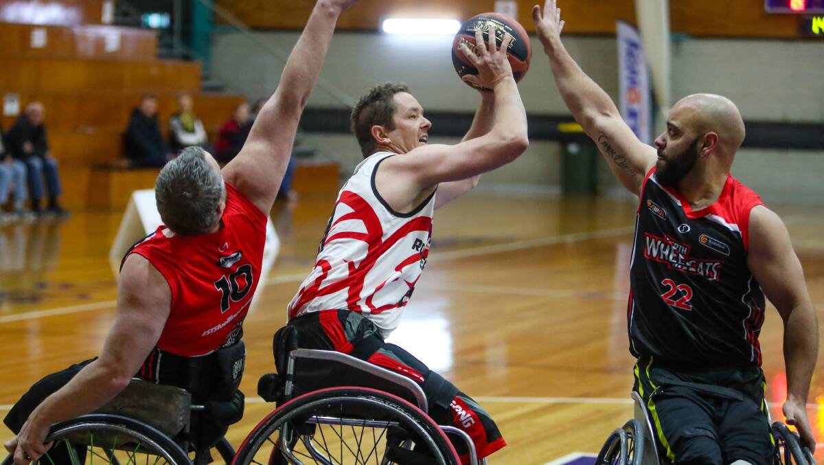 Shooting for gold: Roller Hawks star Brett Stibners is eyeing success at the Tokyo Paralympic Games. Picture: Adam McLean