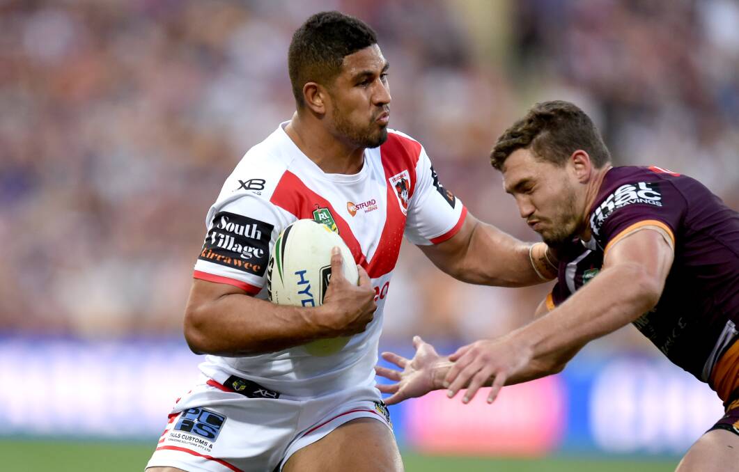 Prepared for South Sydney: Nene Macdonald is looking forward to taking on his childhood idol Greg Inglis on Satruday night. Picture: NRL Imagery/Scott Davis.