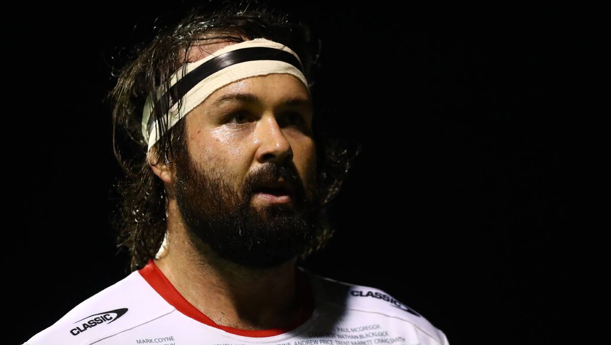 Determined: St George Illawarra recruit Aaron Woods. Picture: Mark Metcalfe/Getty Images