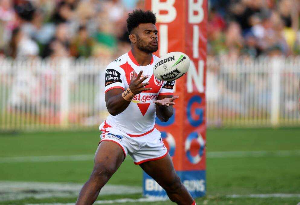 Call-up: Mikaele Ravalawa. Picture: Greg Porteous/NRL Imagery.