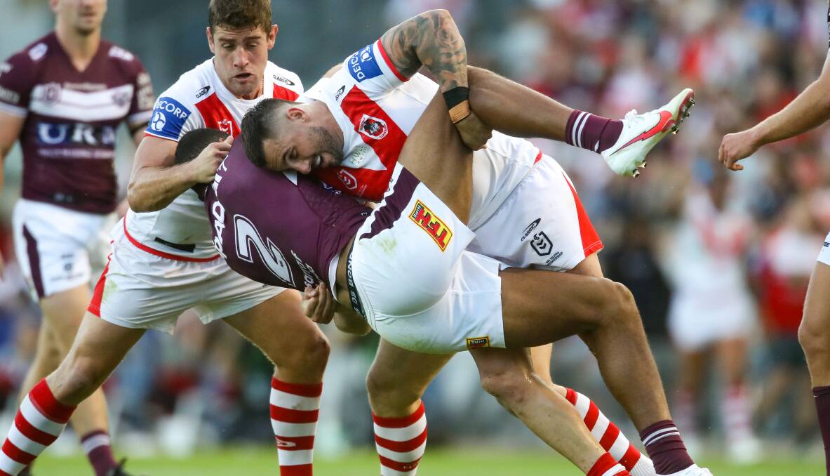 Physical: St George Illawarra coach Anthony Griffin is confident his side's defensive intensity will return this weekend. Picture: Adam McLean
