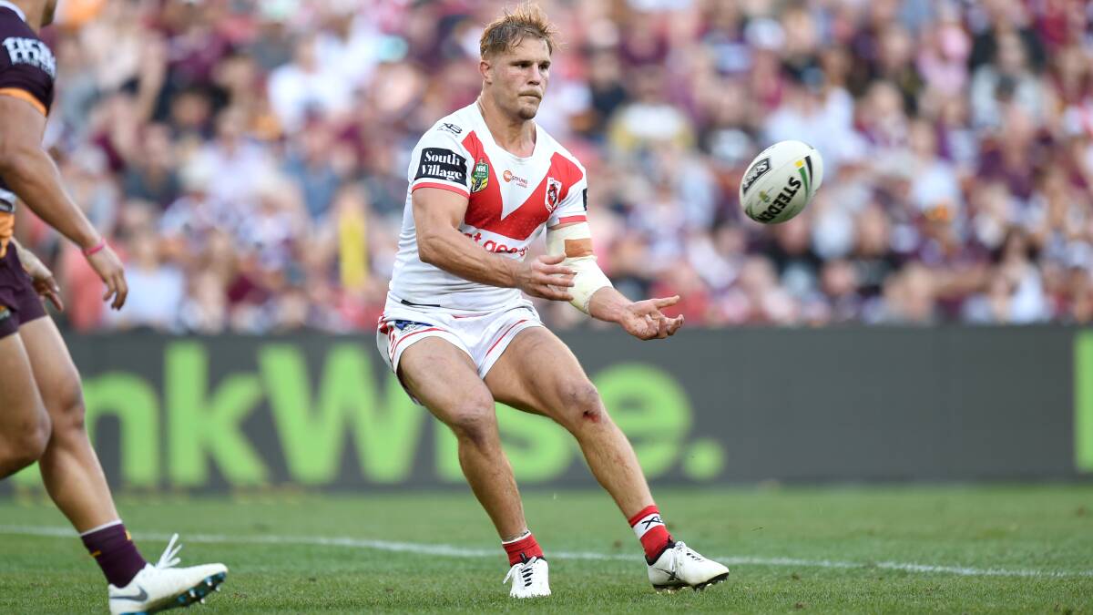 Seeking Test selection: Jack de Belin is confident his ankle will be healthy if he earns a Kangaroos jumper. Picture: NRL Imagery/Scott Davis.