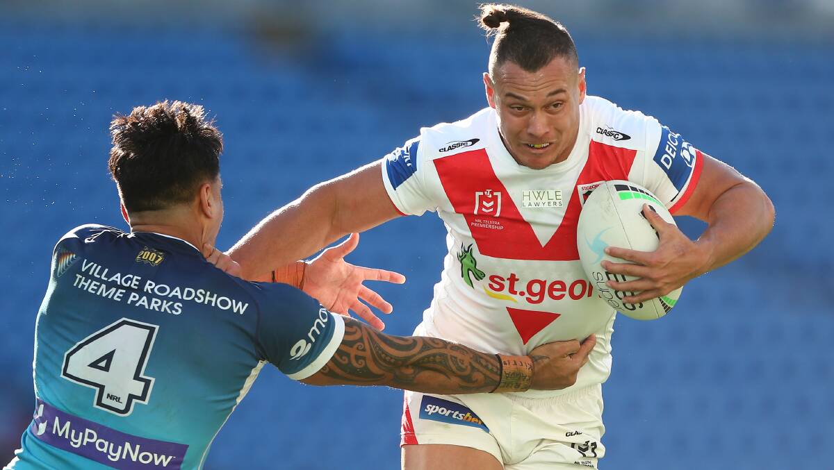 Determined: Tyrell Fuimaono. Picture: Getty