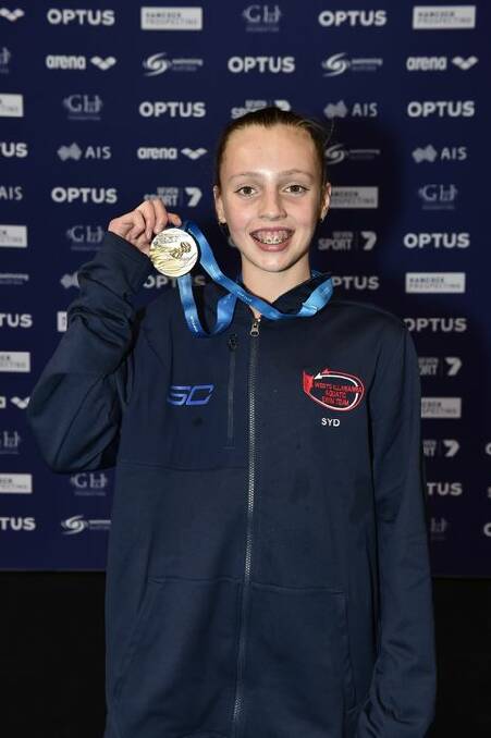 Podium finish: National medalist Sydney Brown. Picture: Sports in Focus.