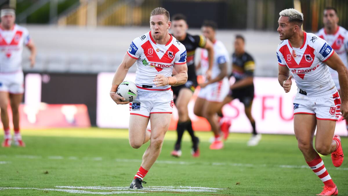 Racing to be ready: The Dragons will begin their preparations for the return of the NRL. Picture: NRL Imagery/Nathan Hopkins.