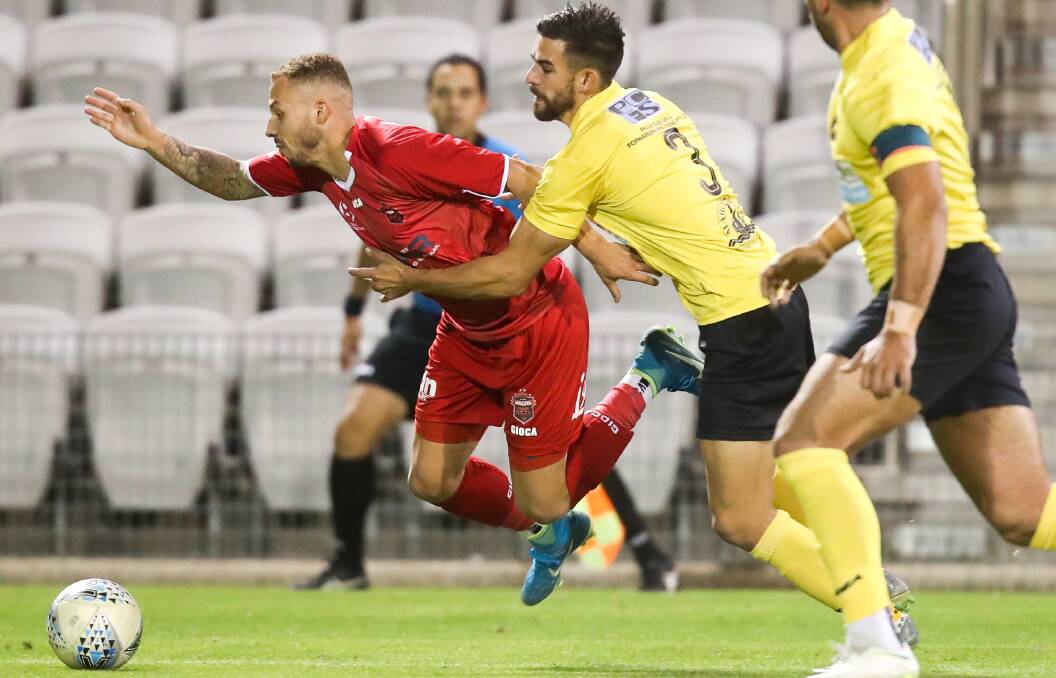 Challenging year: Wollongong Wolves striker Thomas James is set to miss the entire 2021 season after returning to Canberra. Picture: Adam McLean