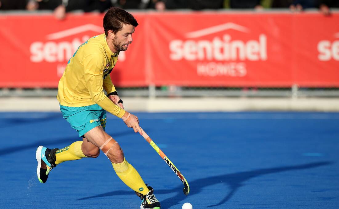 Locked in: Flynn Ogilvie is determined to help the Kookaburras claim gold in Tokyo. Picture: Dave Rowland/Getty Images
