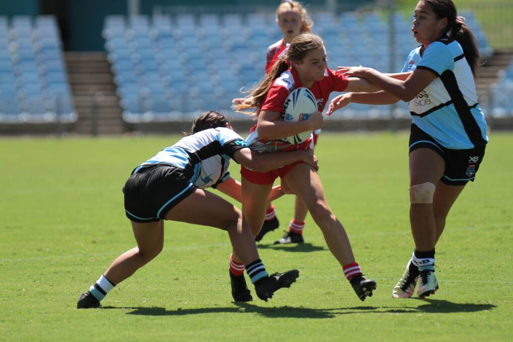 Tough: Madi Singleton. Picture: Steve Montgomery/OurFootyTeam.com.