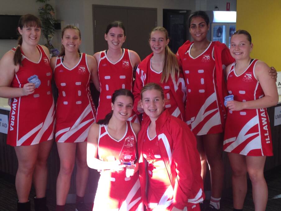 Perfect preparation: The Illawarra 17 years team after finishing second at the Region Championships. Picture: Netball NSW. 