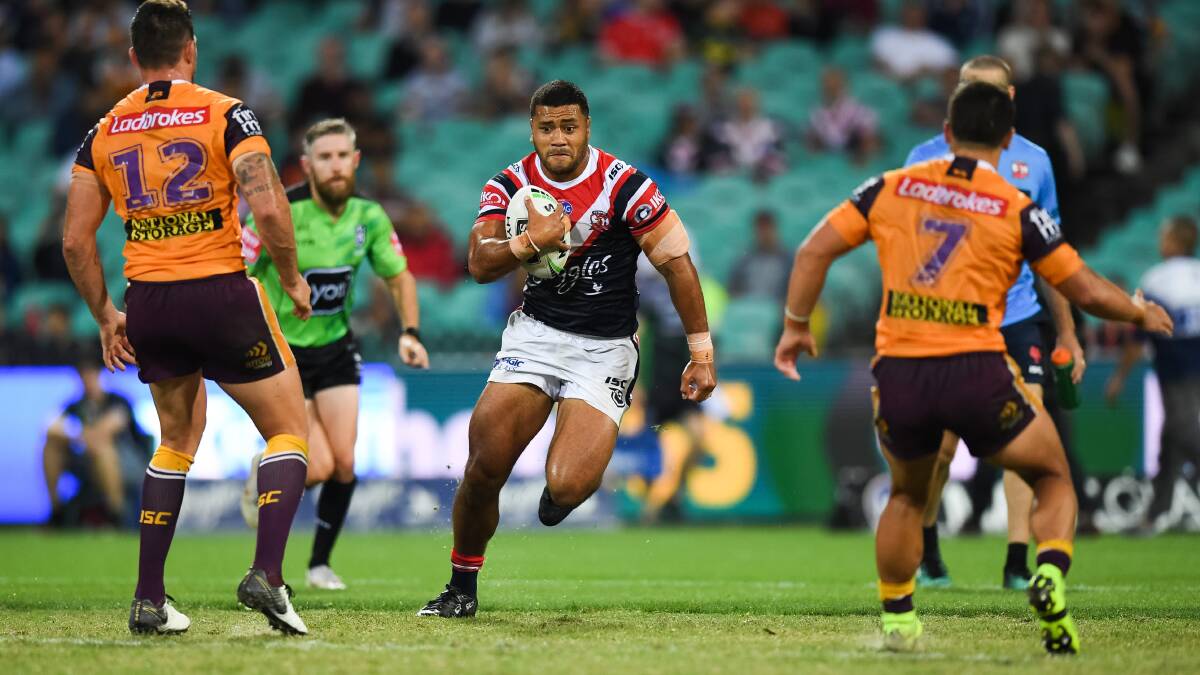 New recruit: Poasa Faamausili will join the Dragons in 2021. Picture: NRL Imagery/Nathan Hopkins. 