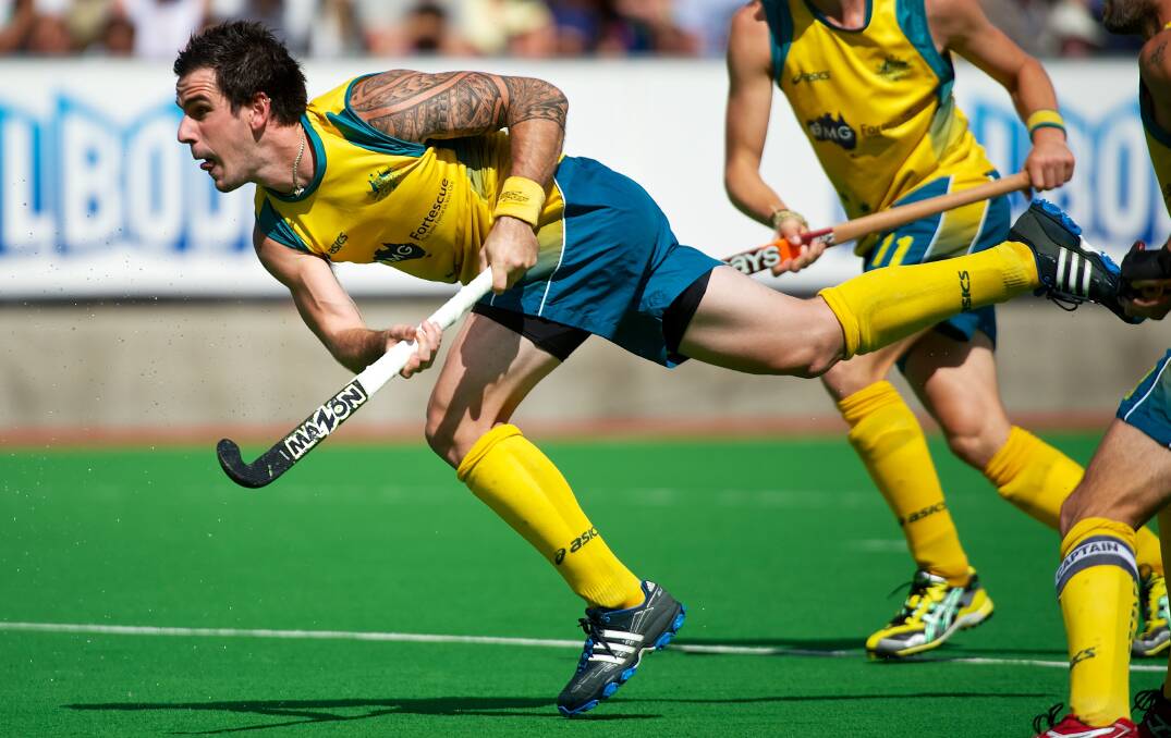 Back in green and gold: After a two-year absence, Kieran Govers has returned to the Australian lineup. Picture: Hockey Australia. 