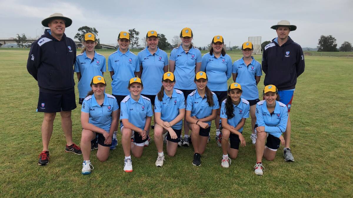 Future stars: The Greater Illawarra Zone under 15 girls Country Championships team. Picture: Travis Burton.