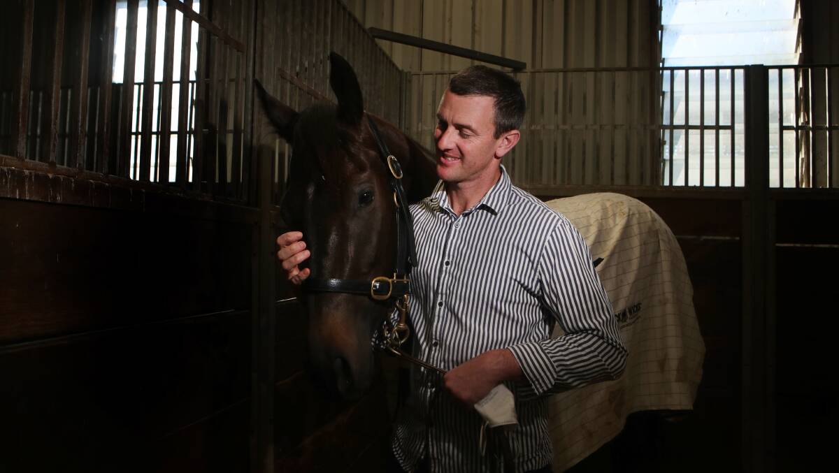 Close bond: Trainer Luke Price has helped turn Jamaea into a Group 1 horse. The star filly will contest the Golden Rose at Rosehill Gardens on Saturday. Picture: Sylvia Liber