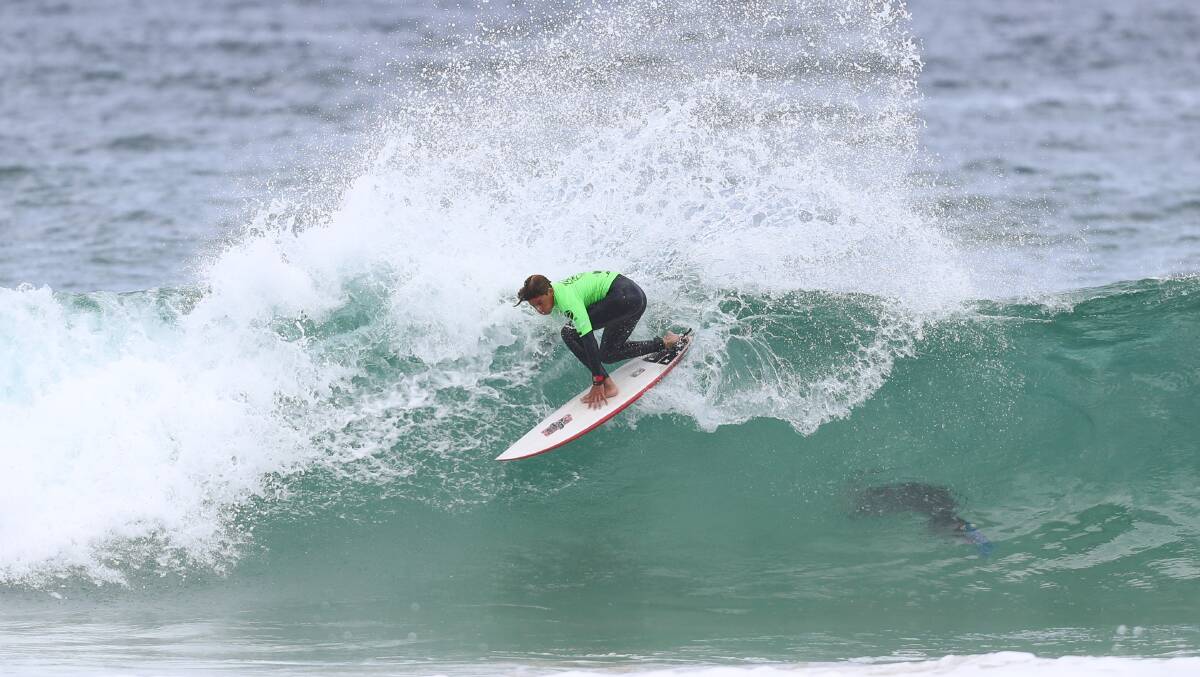 Podium finish: Sandon Point's Eddy Hamaty. Picture: Global Surfing.