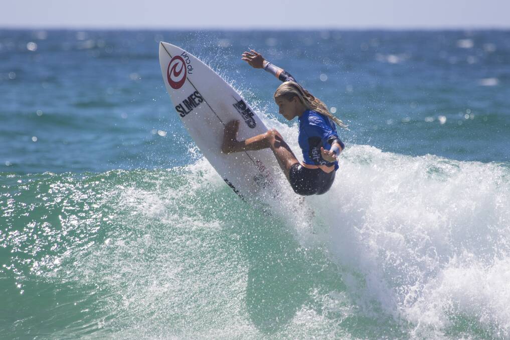 High hopes: Molly Picklum. Picture: Surfing NSW/Ethan Smith.