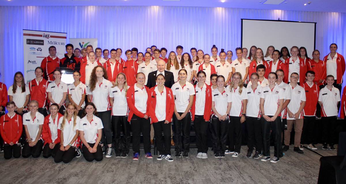 Recognised: The Illawarra Academy of Sport's Wollongong athletes attended a Mayoral Reception last week. Picture: Illawarra Academy of Sport.