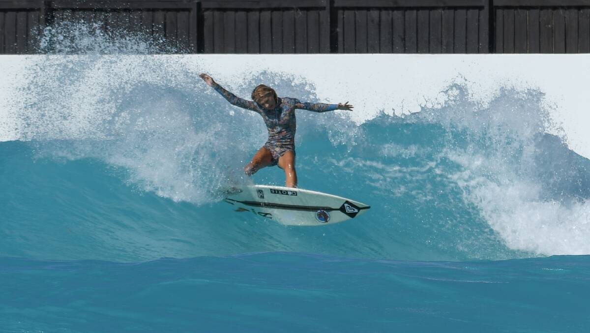 Impressive style: Keira Buckpitt has been selected in the Junior Irukandjis to compete at the World Junior Surfing Championships. Picture: Sally Mac/Surfing NSW