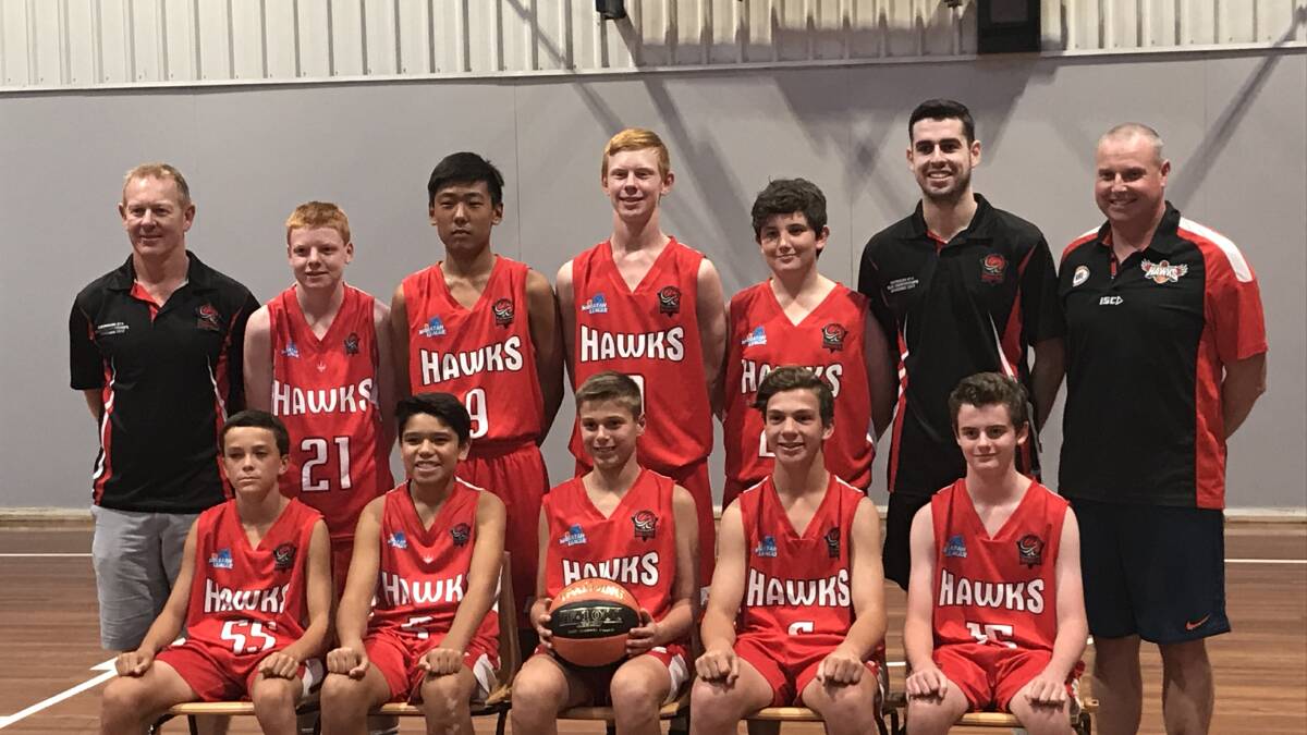 Talented team: The Illawarra Under 14s prior to the Australian Club Championships. Picture: Mike Driscoll. 