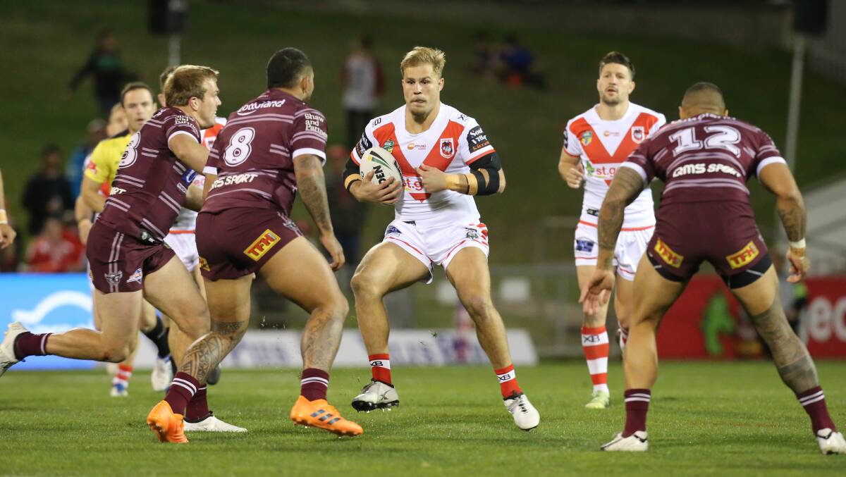 Back in action: Jack de Belin will make his rugby league return in reserve grade on Saturday afternoon. Picture: Robert Peet