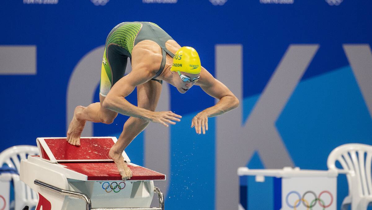 Diving into the new year: Emma McKeon has returned to training after a three-month break and is confident she is on track for the upcoming Commonwealth Games. Picture: Tim Clayton/Corbis via Getty Images