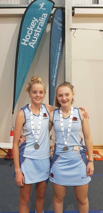 Silver medalists: Imogen Fowles and Charli Corbin. Picture: IAS.