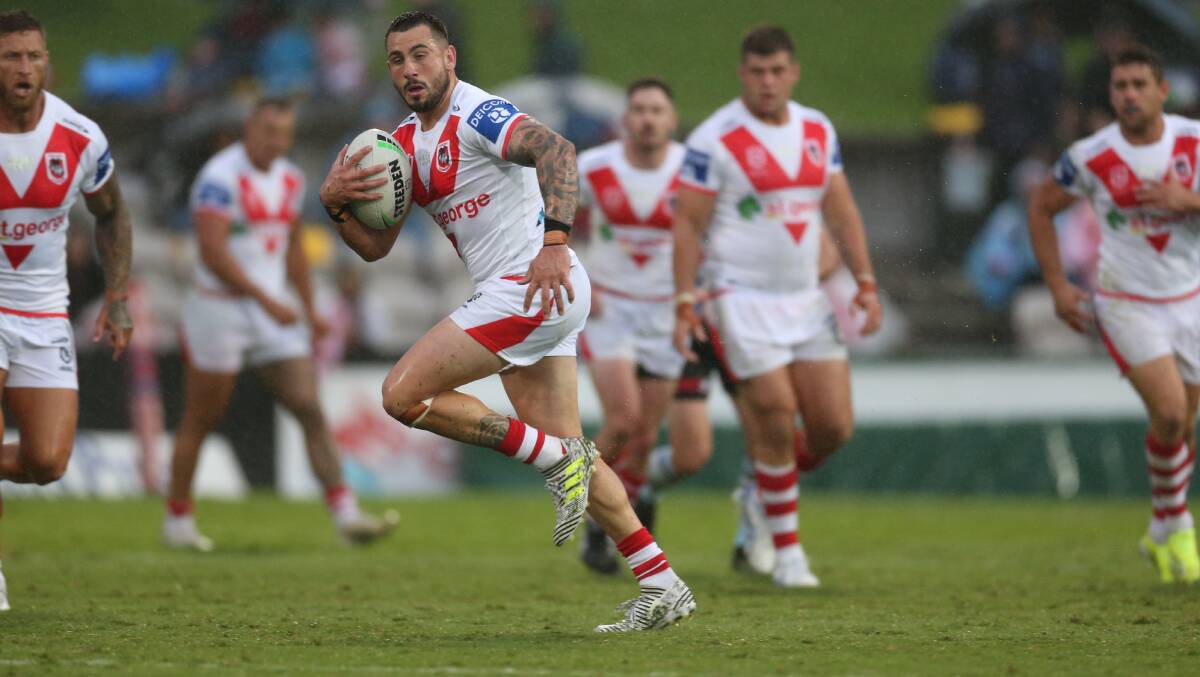 Retained: Jack Bird remains the St George Illawarra fullback for Friday's clash with Penrith. Picture: Geoff Jones