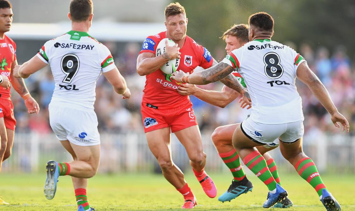 Fresh start: A healthy Tariq Sims is eager for the NRL season to kick off. Picture: NRL Imagery/Robb Cox.