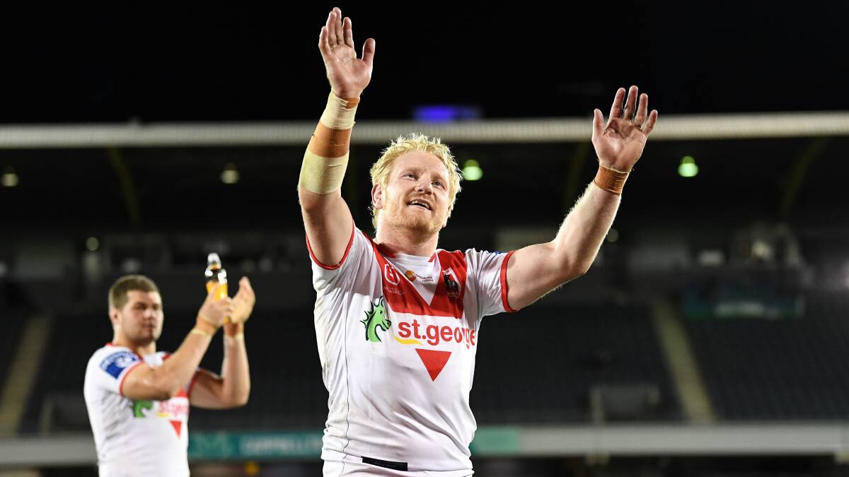 Waving goodbye: James Graham is preparing to depart St George Illawarra. Picture: NRL Imagery/Grant Trouville.
