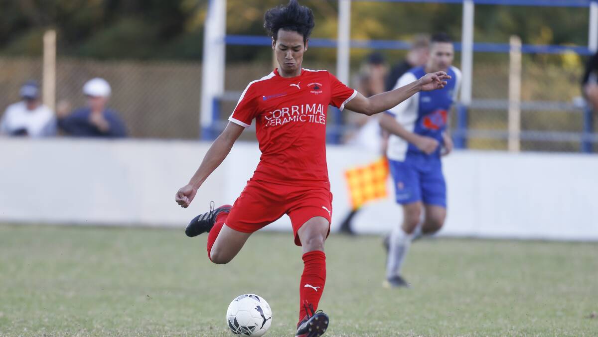 Chasing trophies: Former Corrimal star Banri Kanaizumi has joined the Wolves for the upcoming NPL season. Picture: Anna Warr