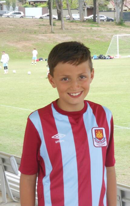 Graduate: IFA's Mitch Despotovski attended the West Ham national camp.