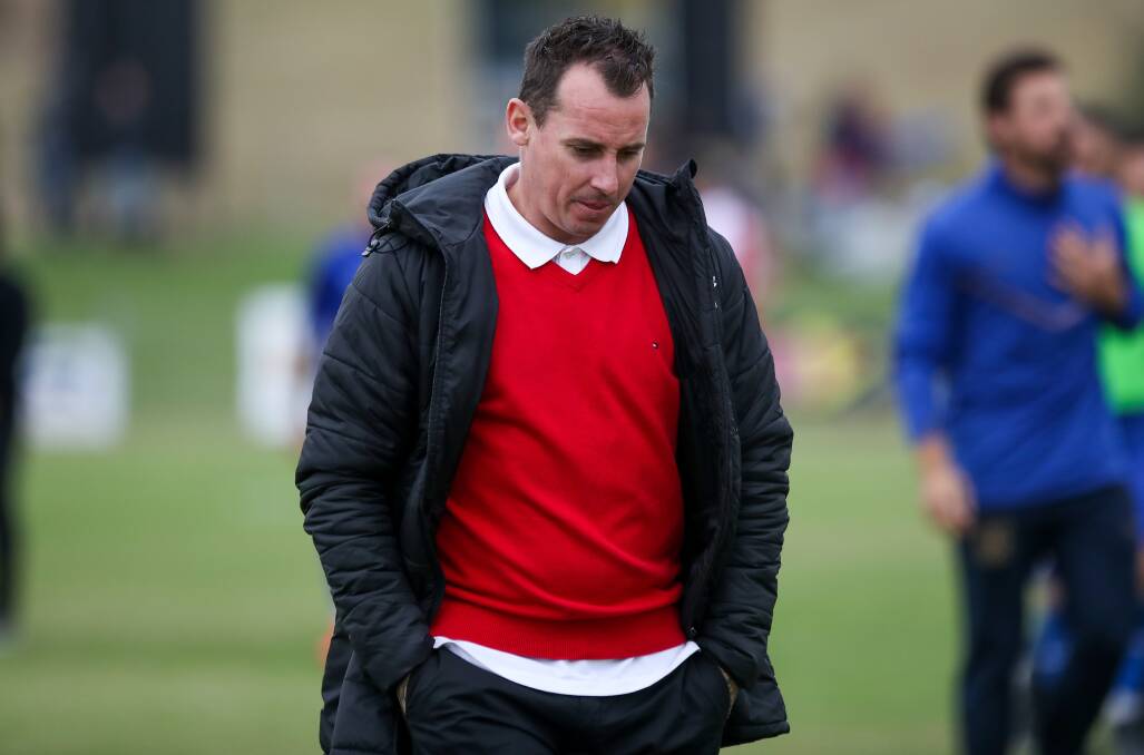 Disappointed: Luke Wilkshire was not happy with the refereeing on Sunday afternoon. Picture: Adam McLean