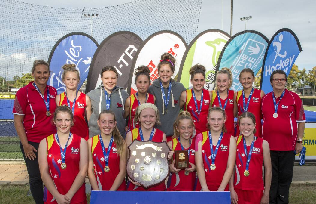 Victors: The Illawarra South Coast under 15 girls took out the NSW Chammpionships in Grafton. Picture: Click InFocus