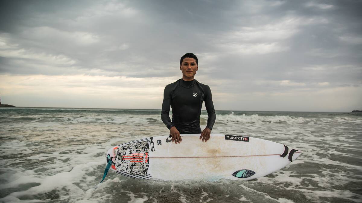 Emerging surfer Jhonny Guerrero using sport to escape impoverished ...