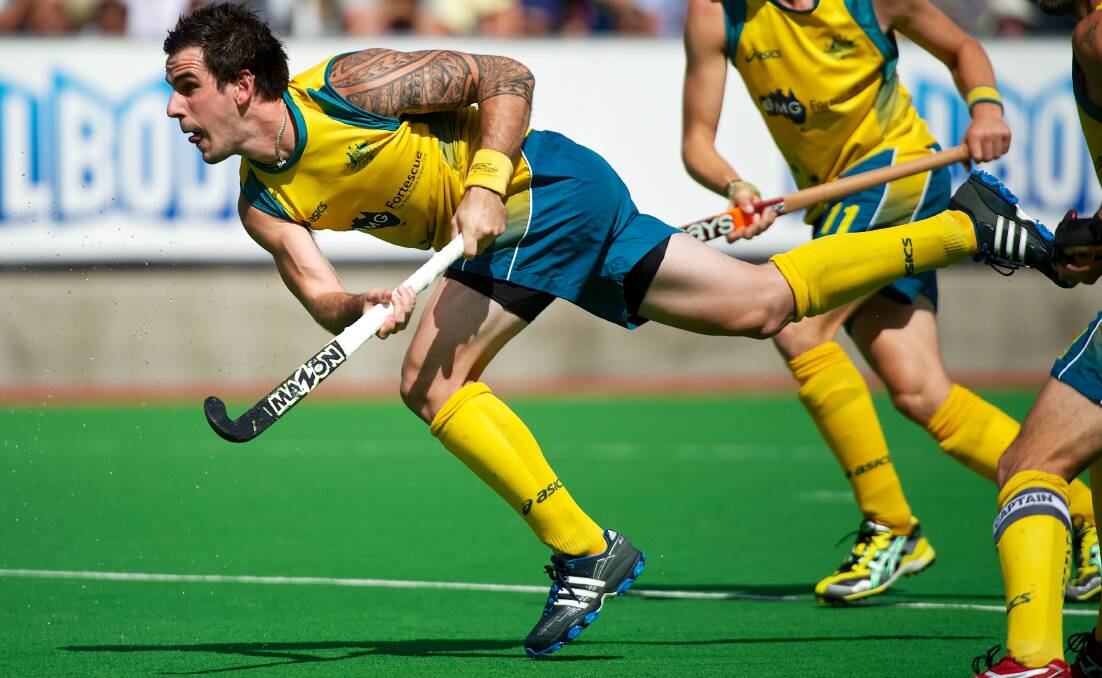 Back in the green and gold: Experienced hockey player Kieran Govers has been elevated to the Australian men's hockey squad. Picture: Hockey Australia. 