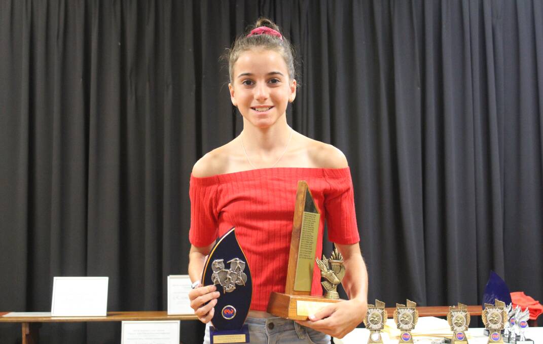 Leaping to new heights: Delta Amidzovski was named Athletics Wollongong field athlete of the year. Picture: Sharon Twigg.