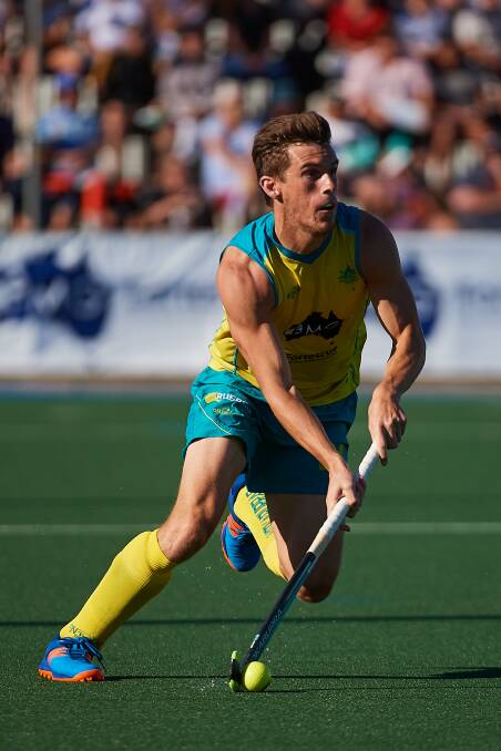 New ambitions: Tristan White has withdrawn from the Australian hockey squad to focus on his family after the birth of his daughter. Picture: Daniel Carson/Hockey Australia.