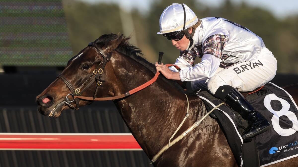 Winning ride: Brock Ryan guides Count De Rupee to victory at Kembla Grange on Saturday. Picture: Mark Evans/Getty Images