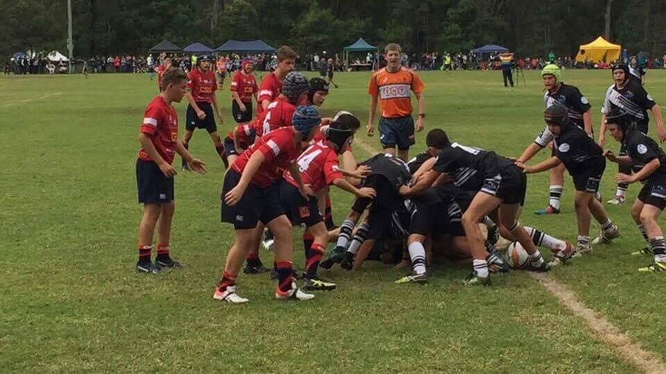 Country charge: Illawarra boys at last year's Country Championships.