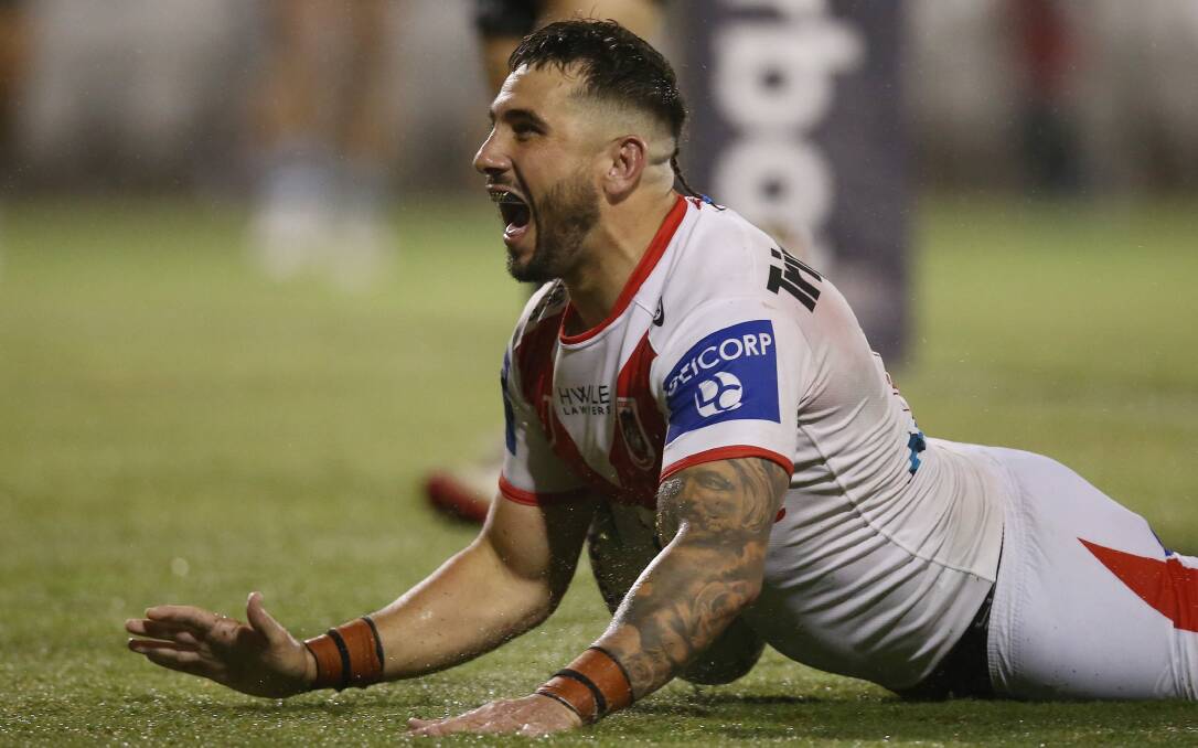 Reason to celerate: Jack Bird has re-signed with the Dragons. Picture: Jason McCawley/Getty Images