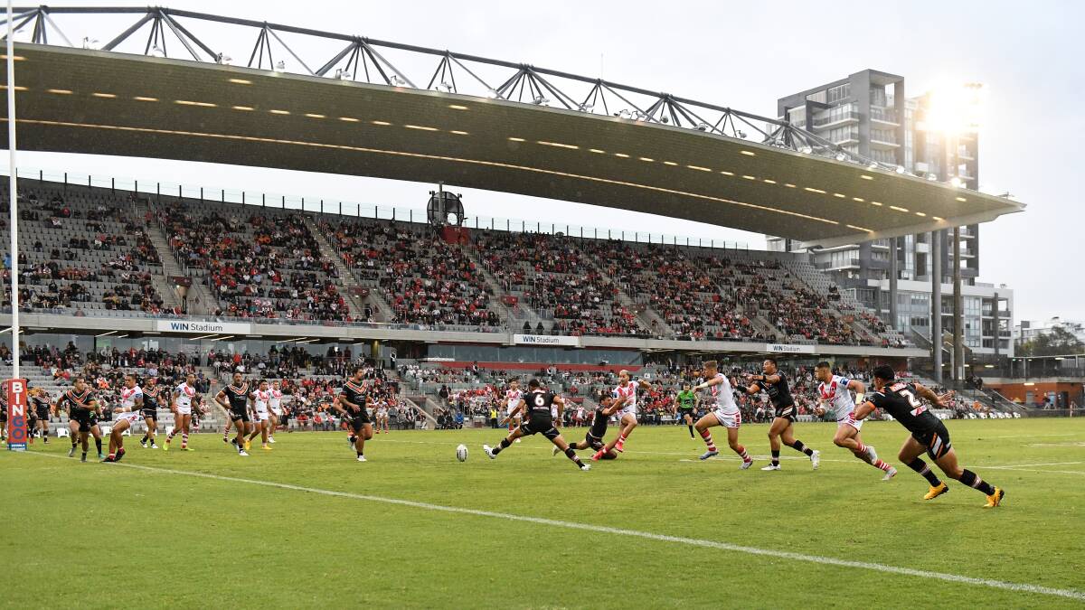 Home: WIN Stadium. Picture: NRL Imagery.