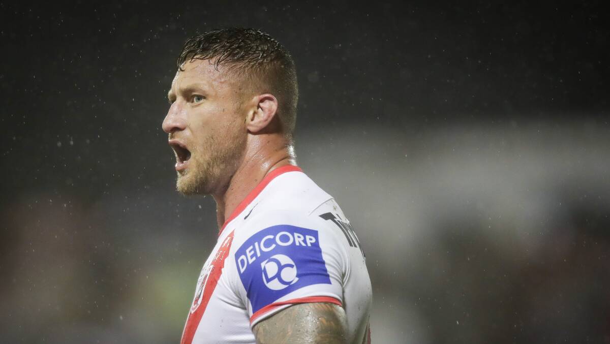 Passionate: Tariq Sims will remain in the Red V as talk of an early move to Melbourne was shot down on Wednesday. Picture: Adam McLean