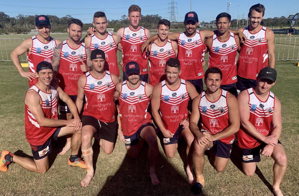 Country champions: The Wollongong Men's A touch side. Picture: Tim Robinson.