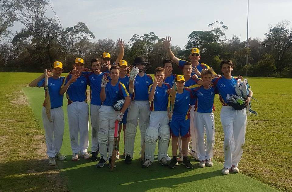 Unbeaten: The Greater Illawarra Zone under 14 boys team.