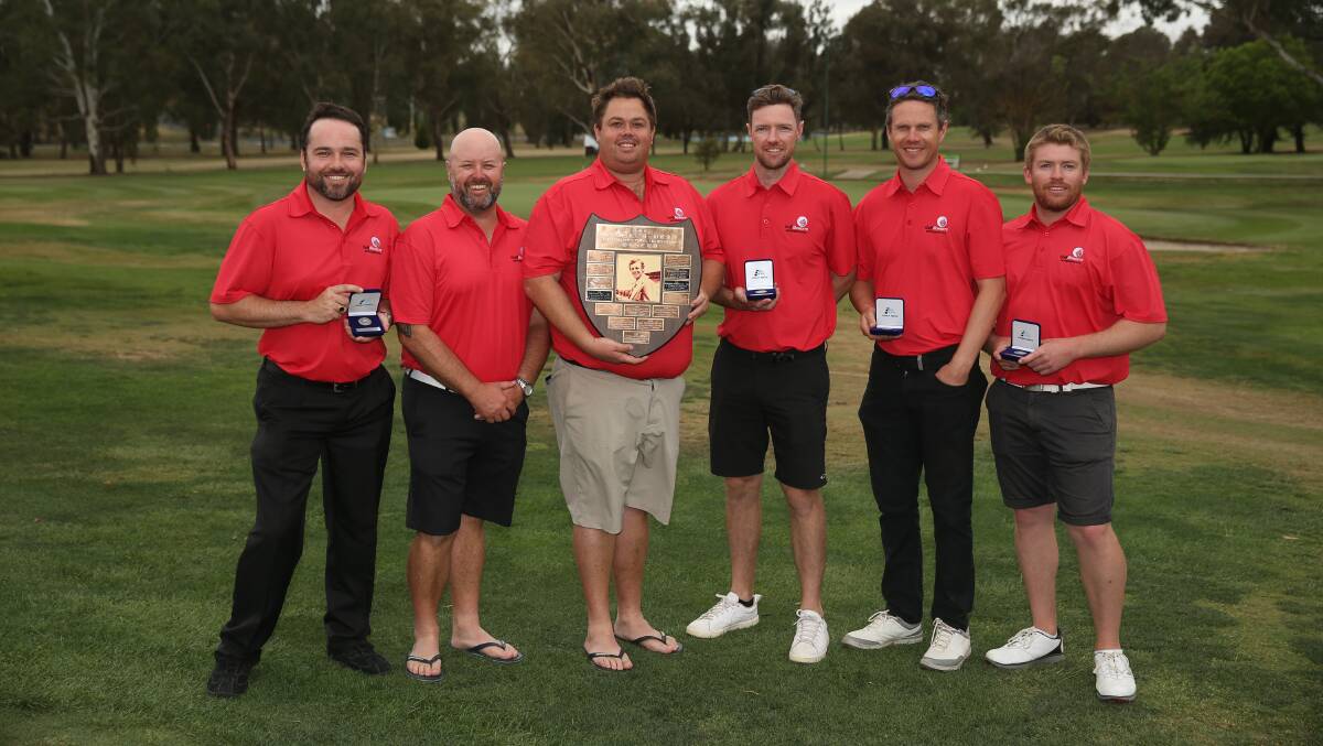 Country Champions: The Bruce Devlin Shield-winning Golf Illawarra team in Bathurst last week. Picture: Supplied.