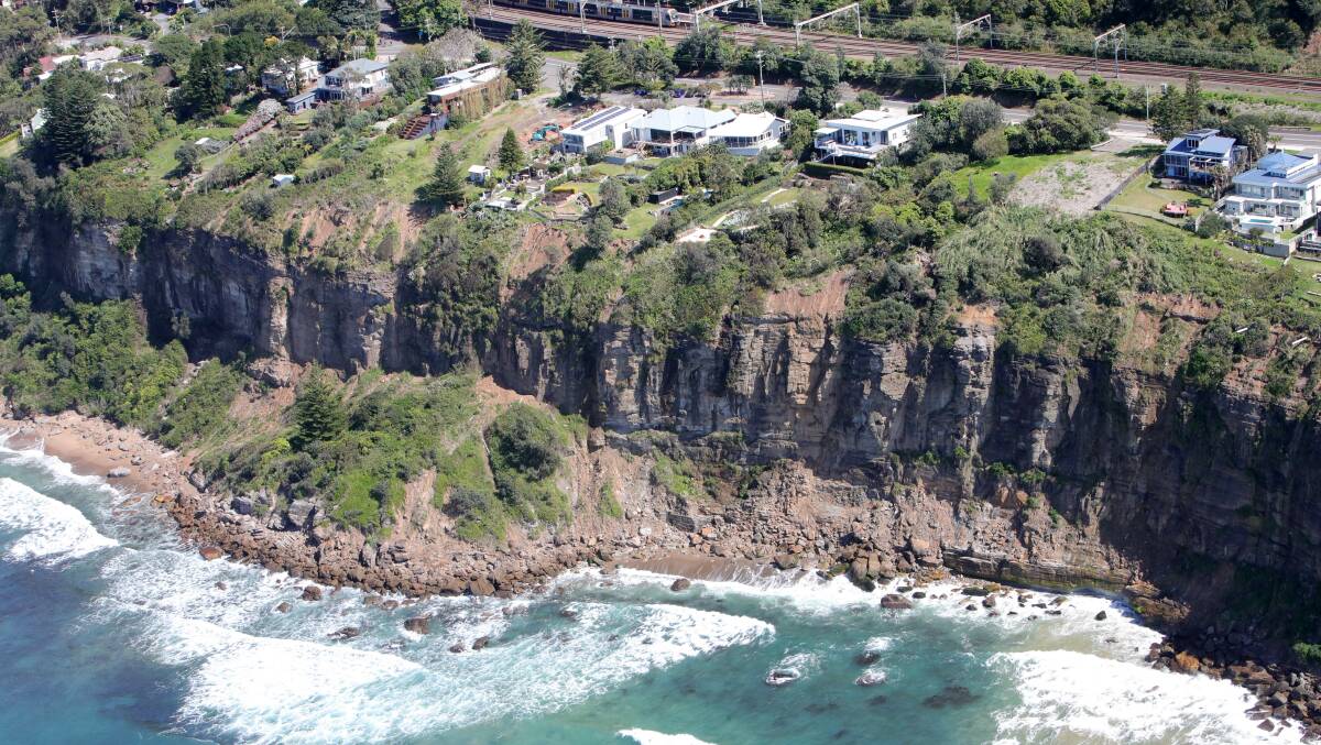 The dramatics cliffs of Wollongong's northern suburbs. Picture by Sylvia Liber.