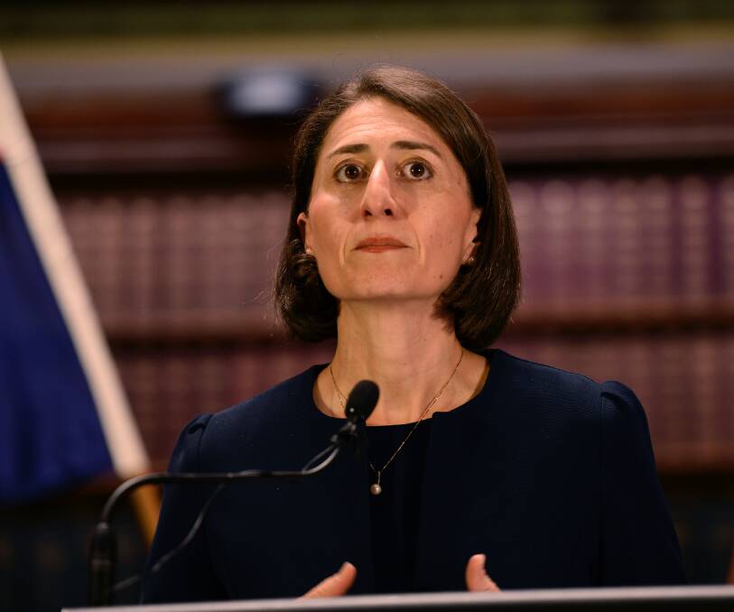 NEW LEADER: Gladys Berejiklian at a press conference on Monday after being endorsed to be the new NSW Premier. Picture: Wolter Peeters.