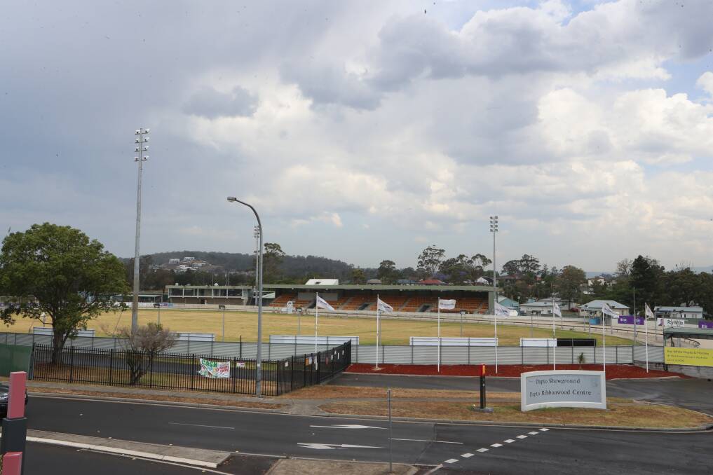 Transformation: The Dapto showground as it stands today. Picture: Sylvia Liber.