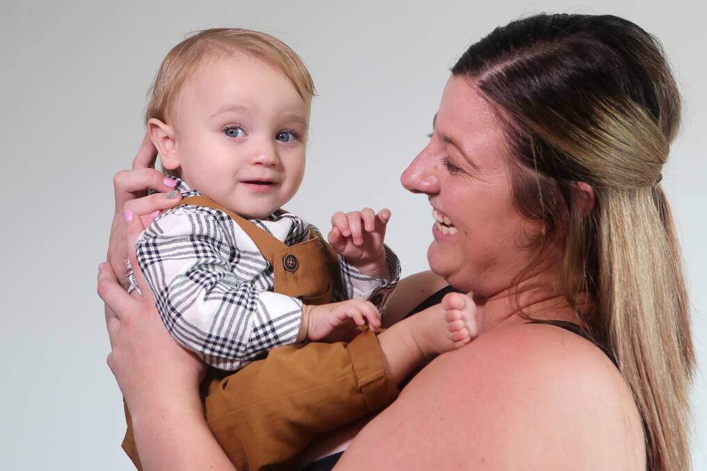 Robyn Firmin was surprised to see her son's name at the top of 2022's most popular baby boys' names in the Illawarra. Picture by Sylvia Liber.